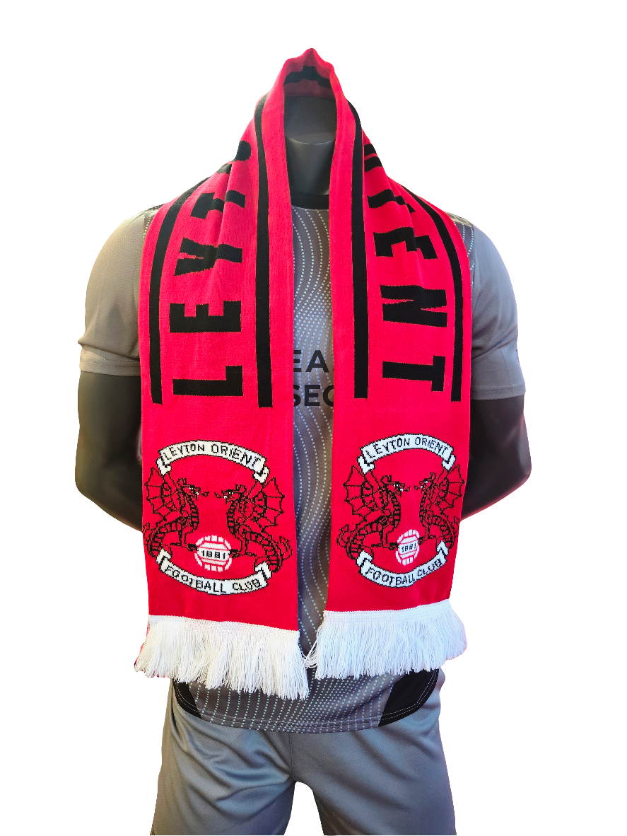 Leyton Orient Black Trim Scarf