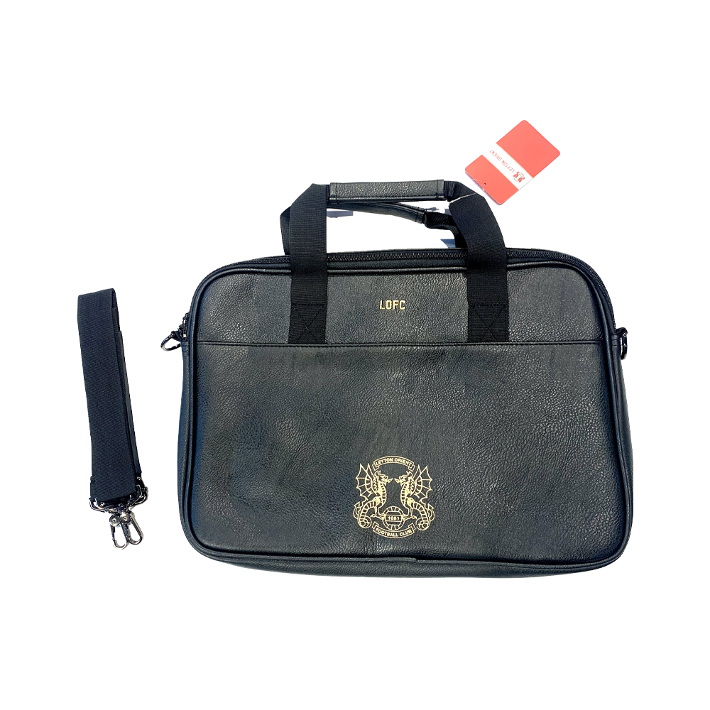 Faux Leather Executive Laptop Bag