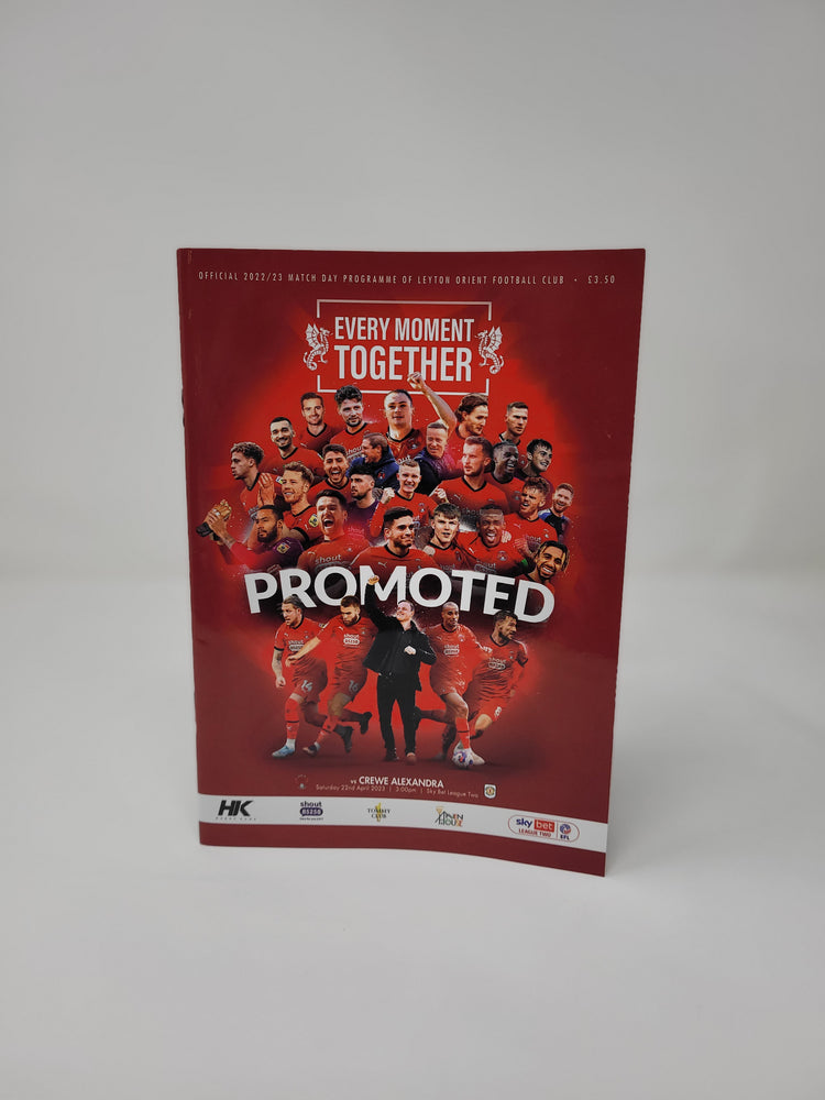 Promotion Edition Matchday Programme vs Crewe Alexandra