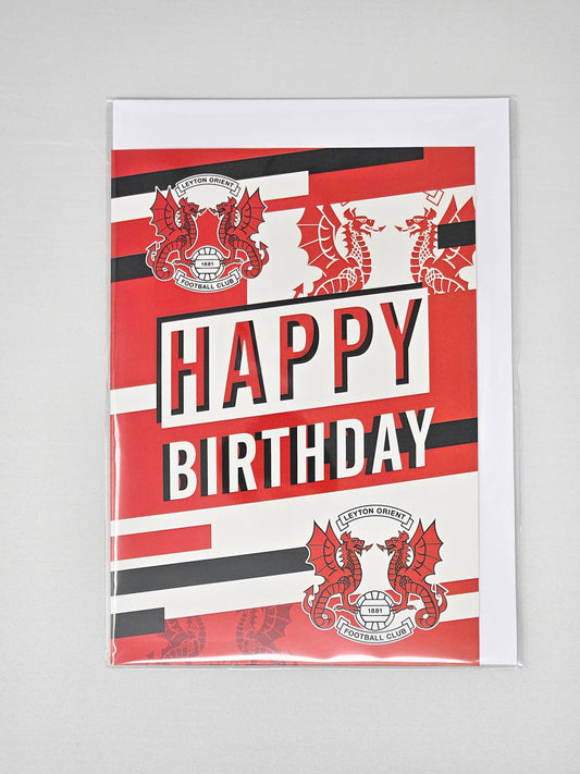 Multi Crest Birthday Card