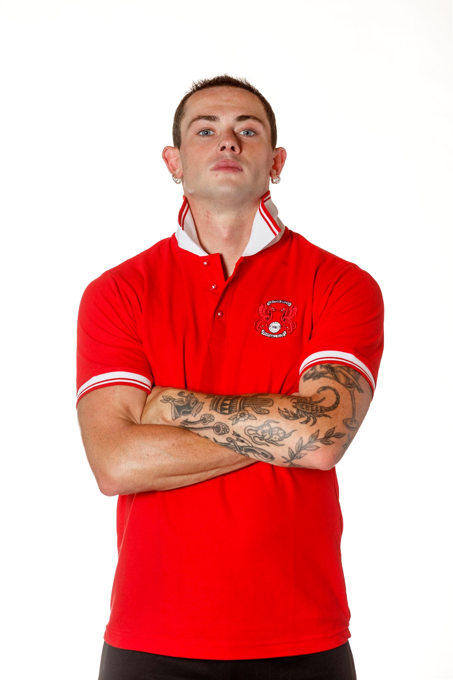 Contrast Collar Polo