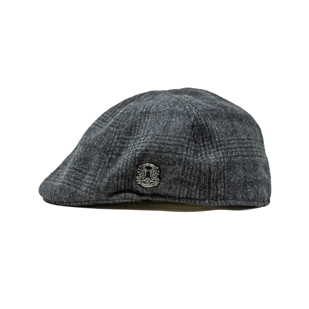 Dark Grey Flat Cap