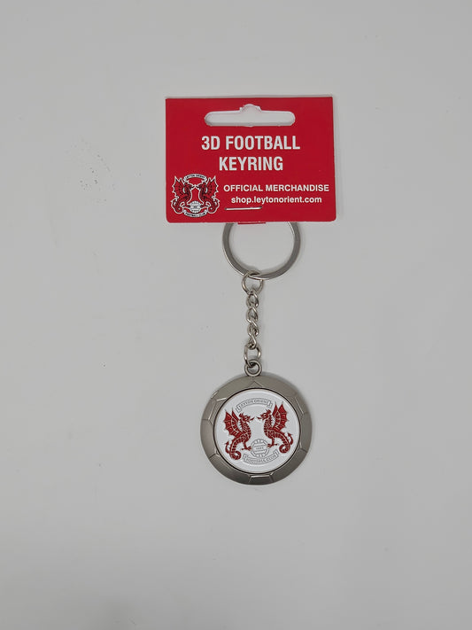 3D Football Keyring