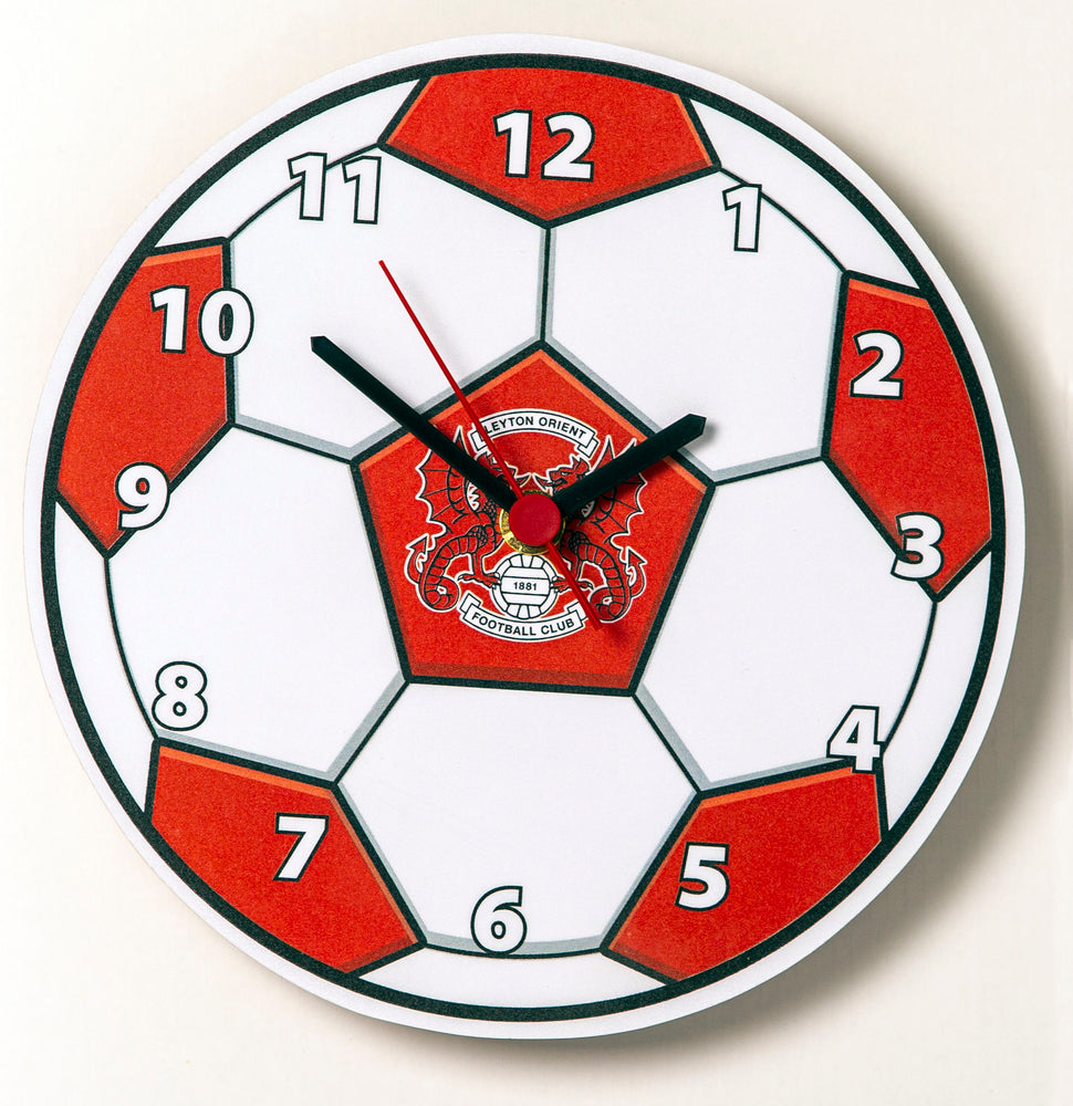 Football Wooden Clock
