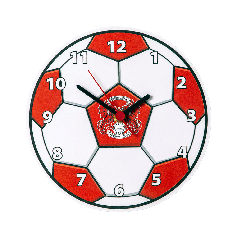 Football Wooden Clock