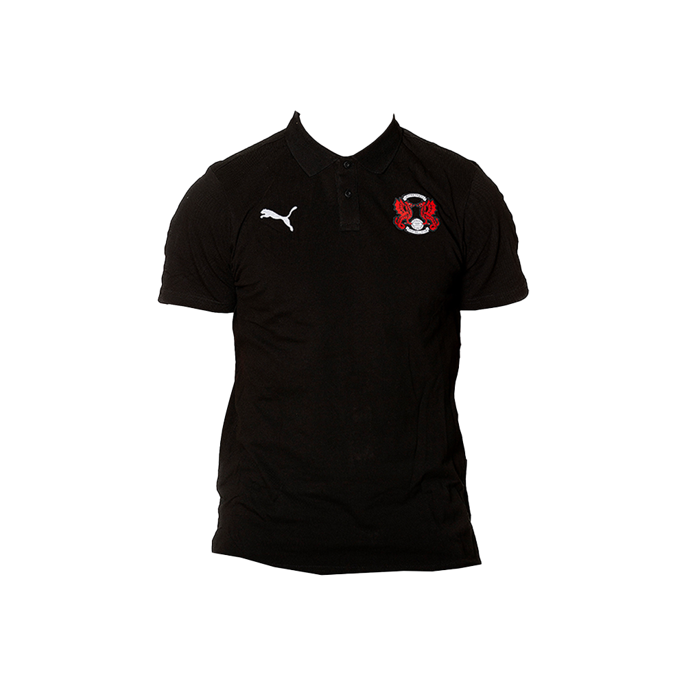 Goals Black Casual Polo-Adult 23/24
