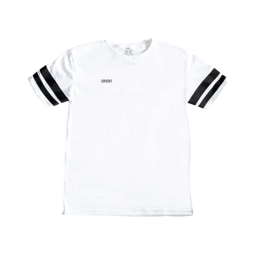 Womens White Ringsleeve Mesh T-Shirt