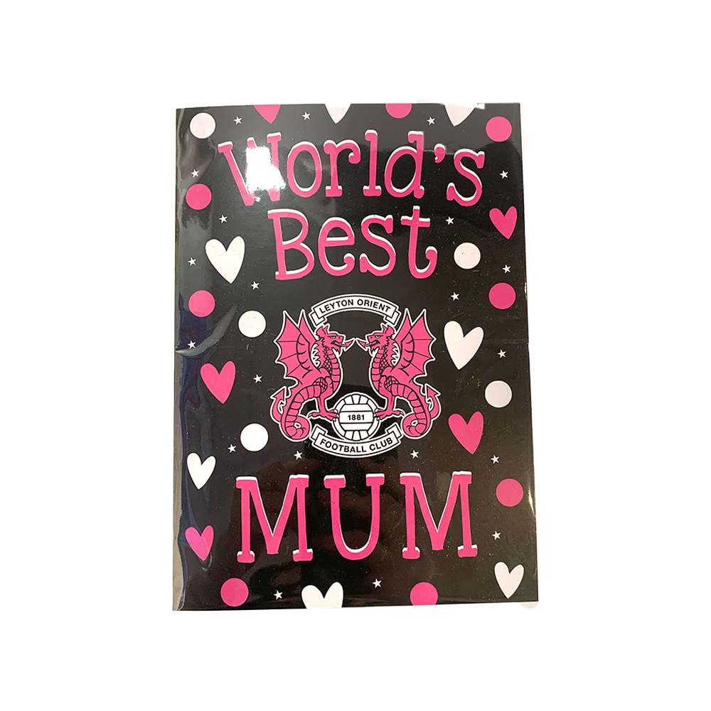 'World's Best Mum' Card