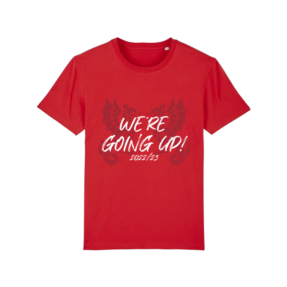 We're Going Up Red Promotion Tee